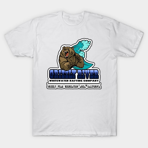 Grizzly River Whitewater Rafting Company T-Shirt by ZombeeMunkee